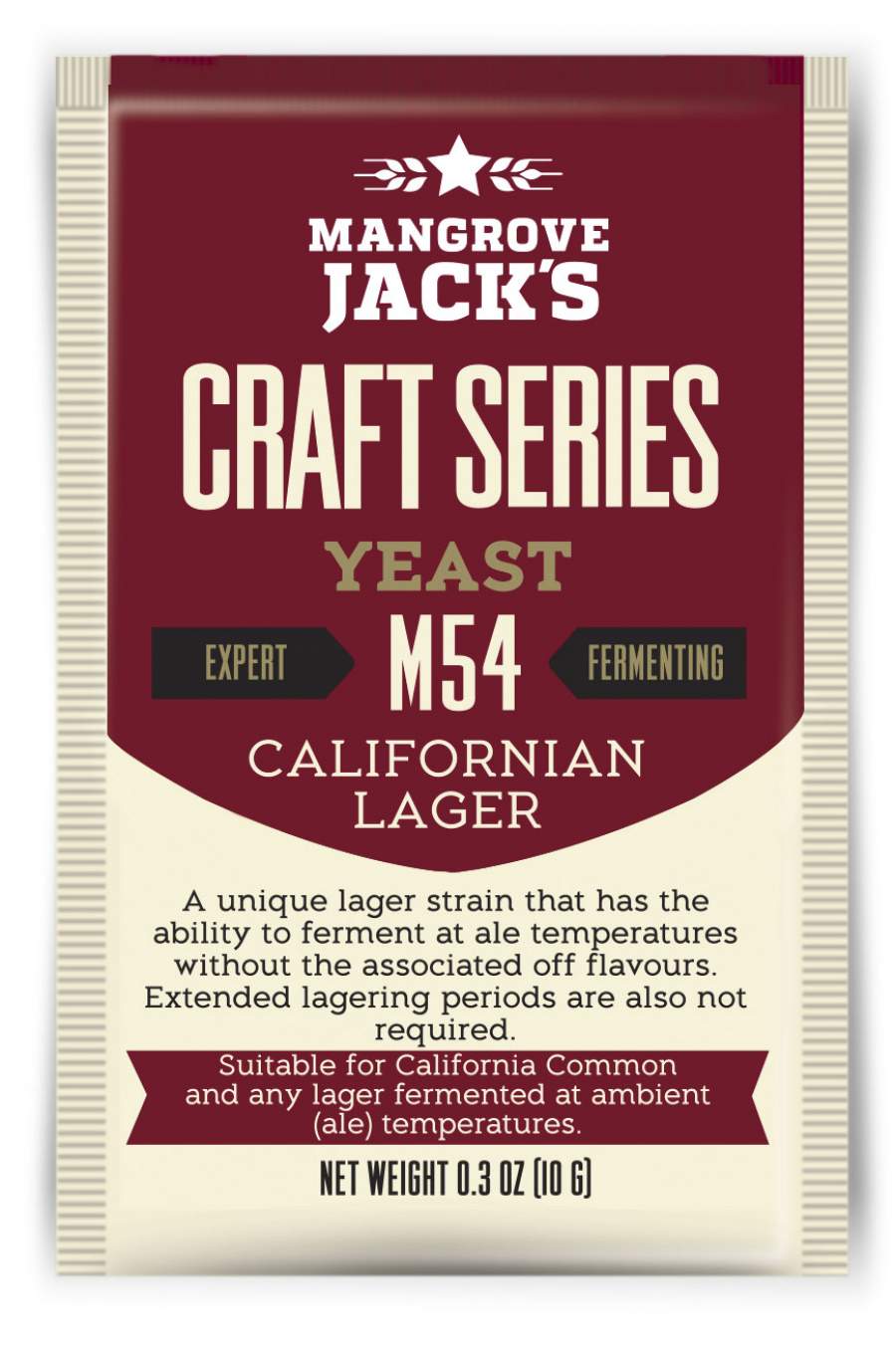 Mangrove Jack's Californian Lager M54 - Кликнете на изображението, за да го затворите