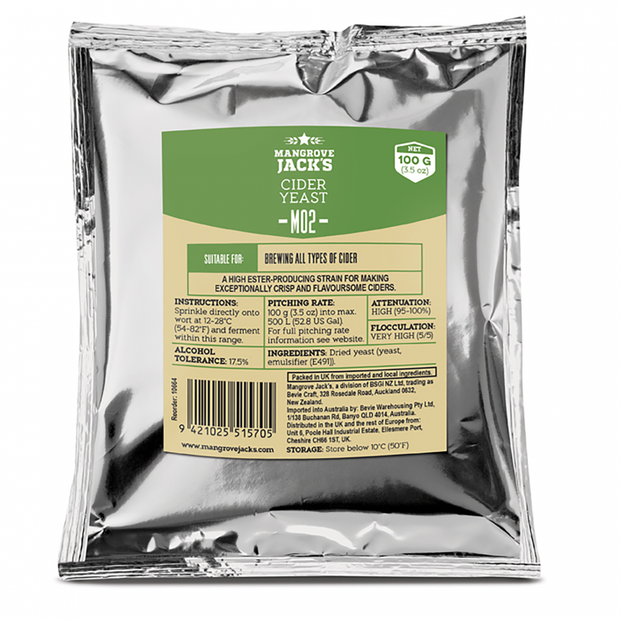 Mangrove Jack's Craft - Cider M02 - 100gr. Mangrove Jack's Craft - Cider M02 - 100gr.